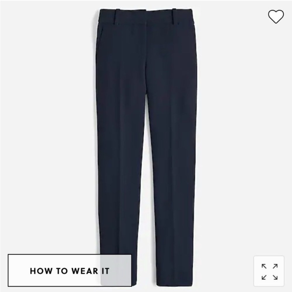 J. Crew Cameron Blue Ankle Slim Pants Size 6